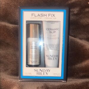 Sunday Riley White and Gold Makeup Collection